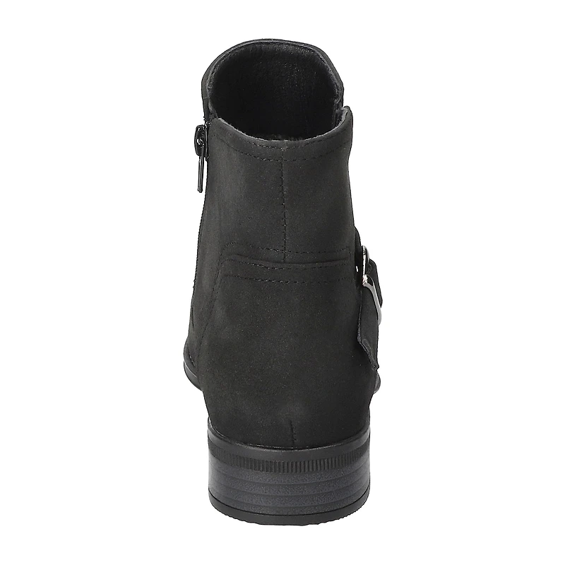 Easy Street Womens Junction Block Heel Booties