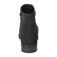Easy Street Womens Junction Block Heel Booties
