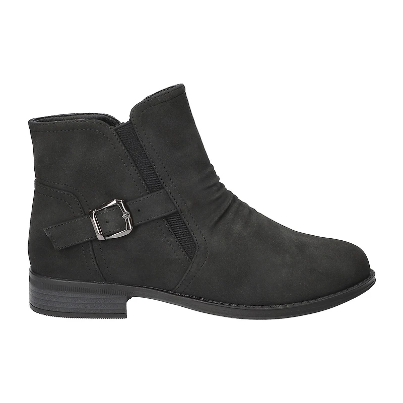Easy Street Womens Junction Block Heel Booties