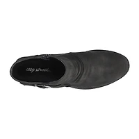 Easy Street Womens Junction Block Heel Booties