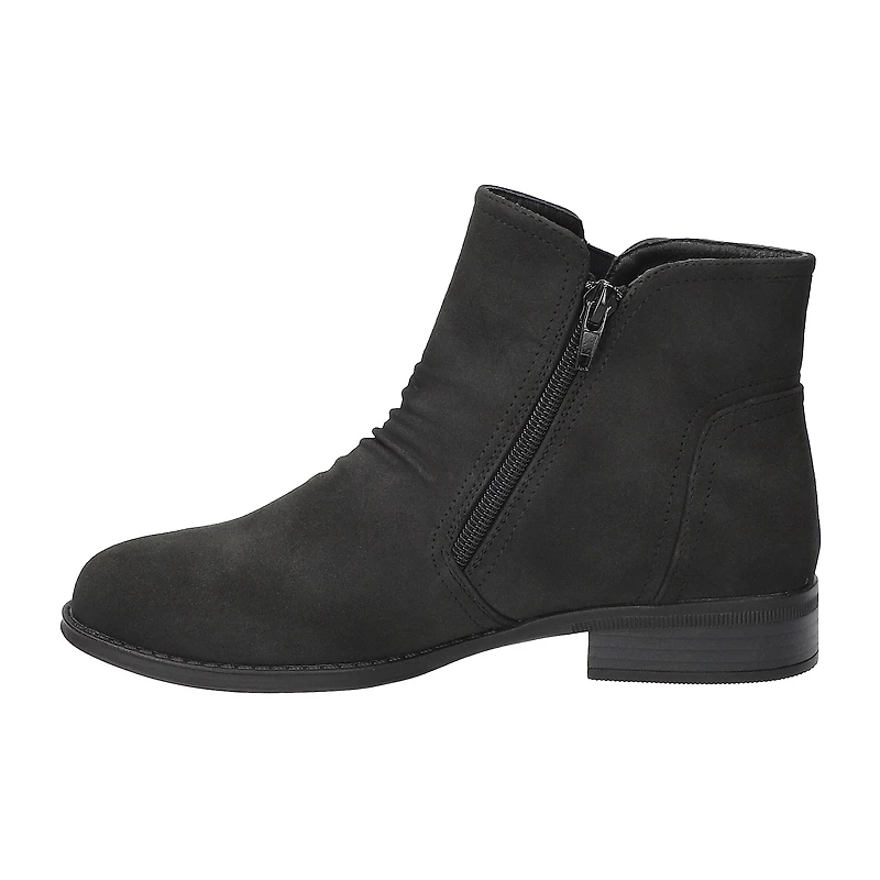 Easy Street Womens Junction Block Heel Booties