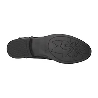 Easy Street Womens Junction Block Heel Booties