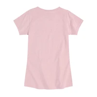 Warrior Goddess Tessa Big Kid Girls Crew Neck Short Sleeve Regular Fit Graphic T-Shirt