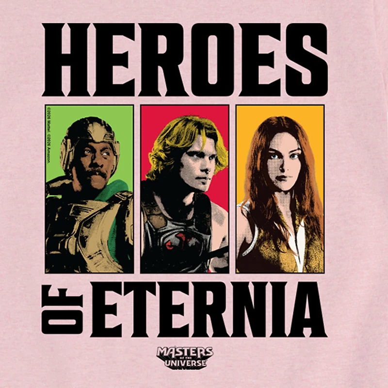 Heroes Eternia Big Kid Girls Crew Neck Short Sleeve Regular Fit Graphic T-Shirt