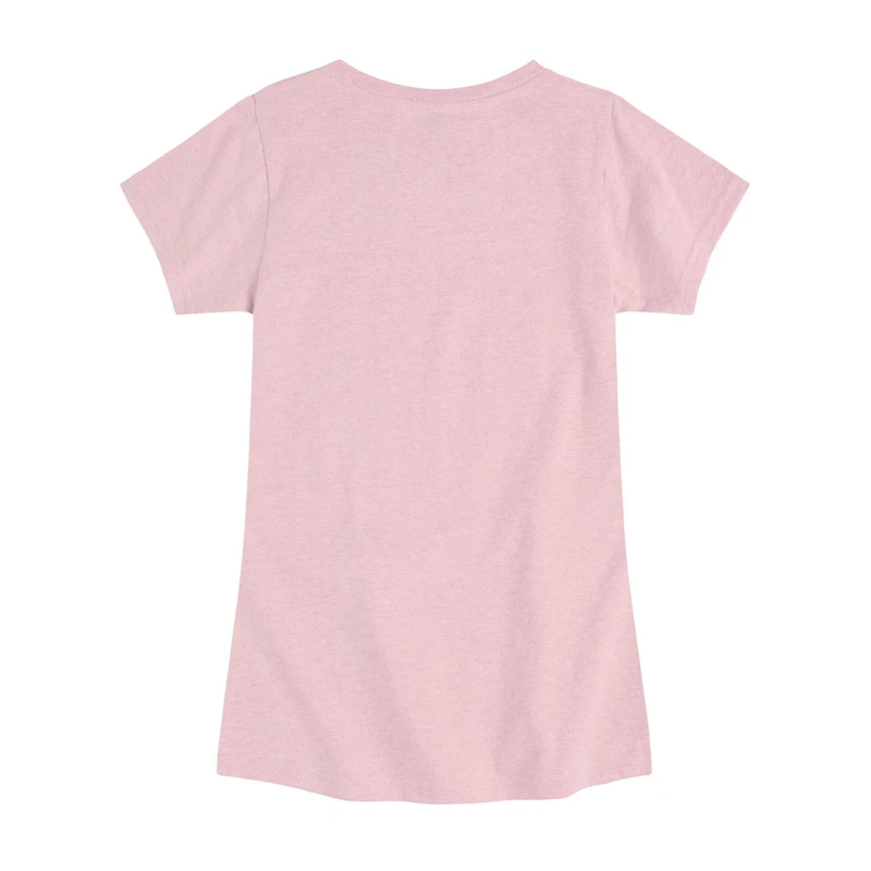 Capybara Cafe Big Kid Girls Crew Neck Short Sleeve Regular Fit Graphic T-Shirt