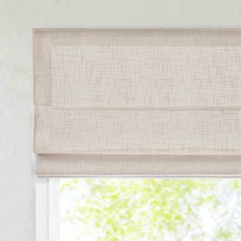 Madison Park Quincy Cordless Room Darkening Roman Shade