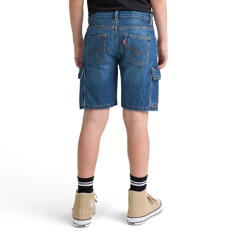 Levi's® Cargo Big Kid Boys Adjustable Waist Denim Short