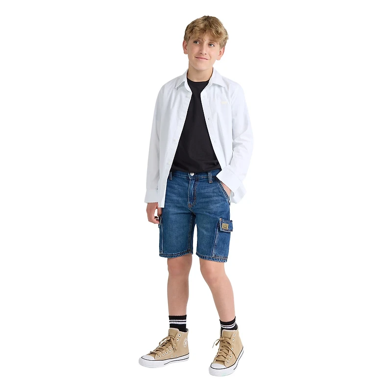 Levi's® Cargo Big Kid Boys Adjustable Waist Denim Short