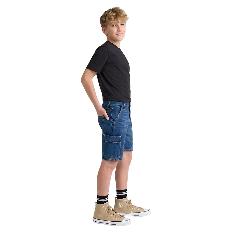 Levi's® Cargo Big Kid Boys Adjustable Waist Denim Short