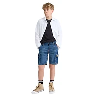 Levi's® Cargo Big Kid Boys Adjustable Waist Denim Short
