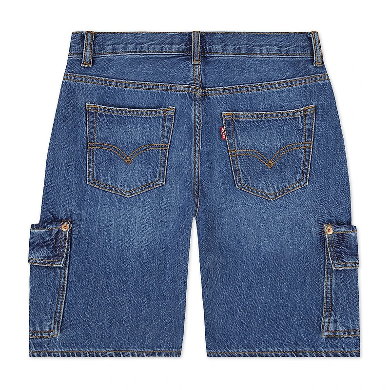 Levi's® Cargo Big Kid Boys Adjustable Waist Denim Short
