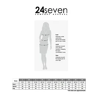 24seven Comfort Apparel Maternity Womens Scoop Neck Sleeveless A-Line Dress