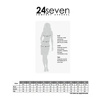 24seven Comfort Apparel Womens Maternity Short Sleeve Midi Wrap Dress