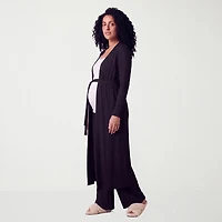 24seven Comfort Apparel Maternity Pant Set