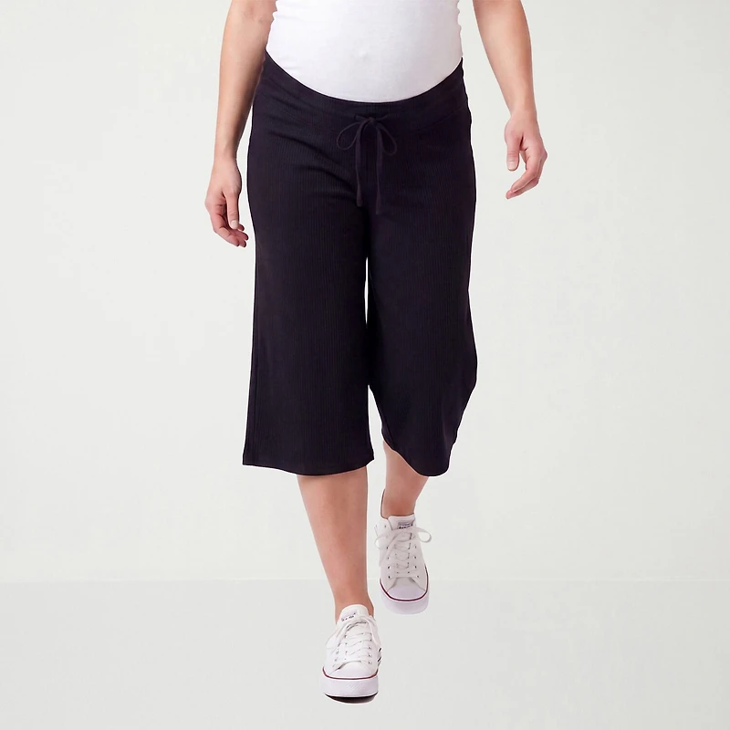 24seven Comfort Apparel Maternity Womens Pull-On Pant