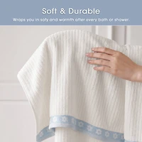 Intelligent Design Flora Rib 2-pc. Quick Dry Bath Towel Set