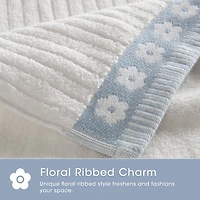 Intelligent Design Flora Rib 2-pc. Quick Dry Bath Towel Set