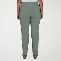 Alfred Dunner Provence Womens Straight Pull-On Pant