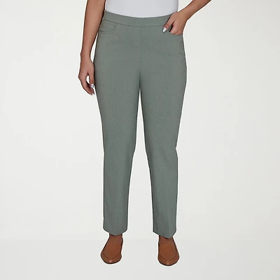 Alfred Dunner Provence Womens Straight Pull-On Pant