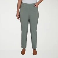 Alfred Dunner Provence Womens Straight Pull-On Pant