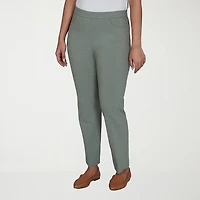 Alfred Dunner Provence Womens Straight Pull-On Pant