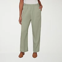 Alfred Dunner Indigo Girls Womens Mid Rise Pull-On Pant