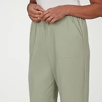 Alfred Dunner Indigo Girls Womens Mid Rise Pull-On Pant