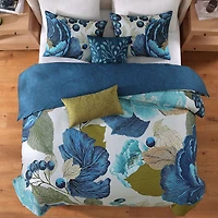 Bebejan Teal Tapestry 5-pc. Reversible Comforter Set