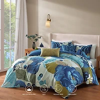 Bebejan Teal Tapestry 5-pc. Reversible Comforter Set