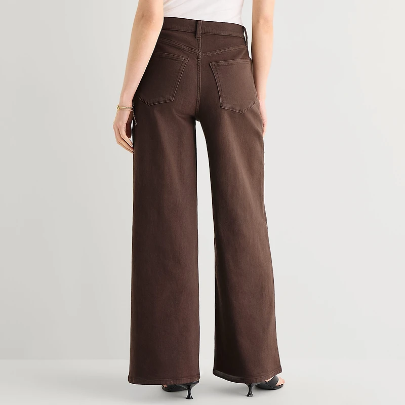 a.n.a Womens Highest Rise Wide Leg Jean