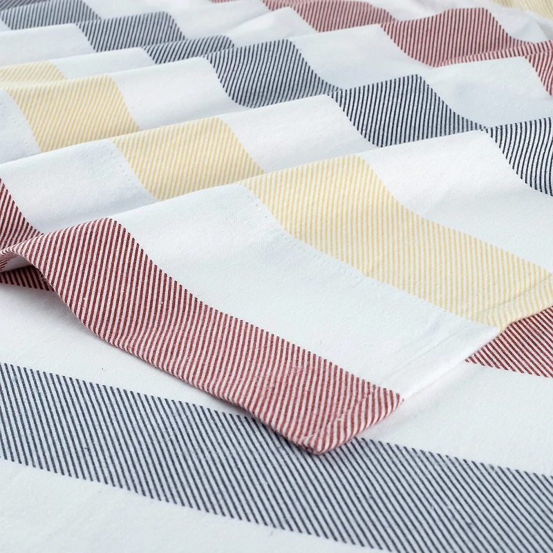 Pointehaven Cotton Printed Flannel Sheet Set