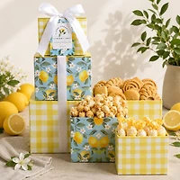 Alder Creek Lemon Twist 3-High Tower Food Set