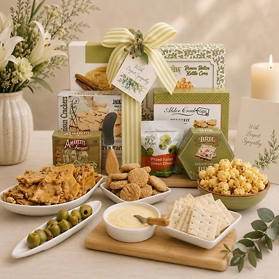 Alder Creek With Sympathy Savory Cutting Board Food Set