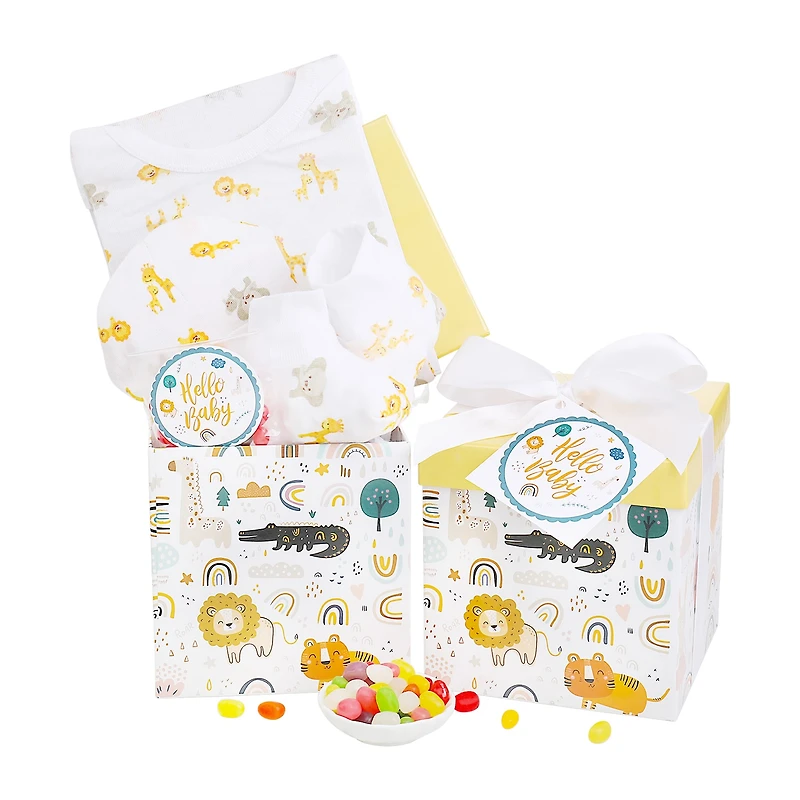 Alder Creek Its A Jungle Out There Baby Gift Box Food Set