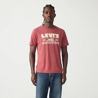 Levi's® Mens Crew Neck Short Sleeve Regular Fit Graphic T-Shirt