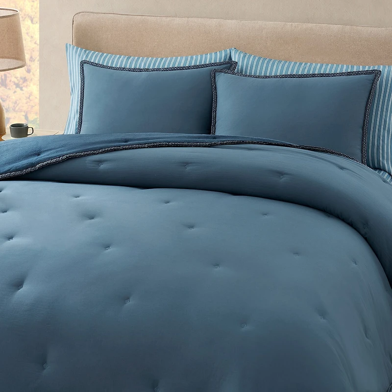 Bearpaw Layton Plush Reversible Comforter Set
