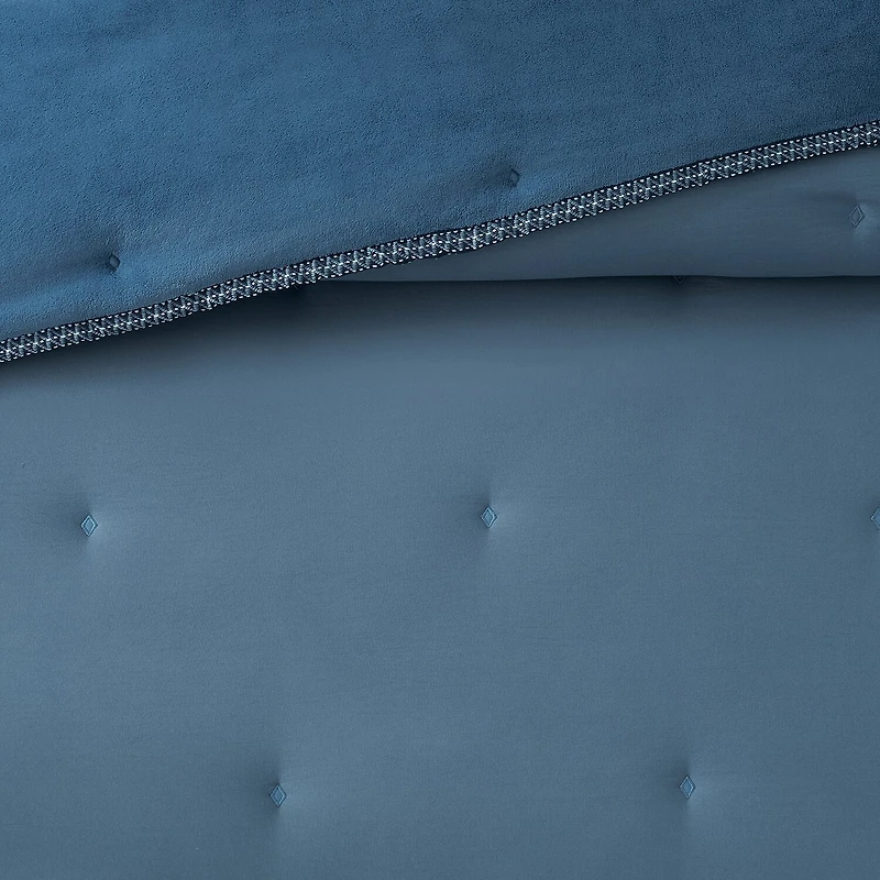 Bearpaw Layton Plush Reversible Comforter Set