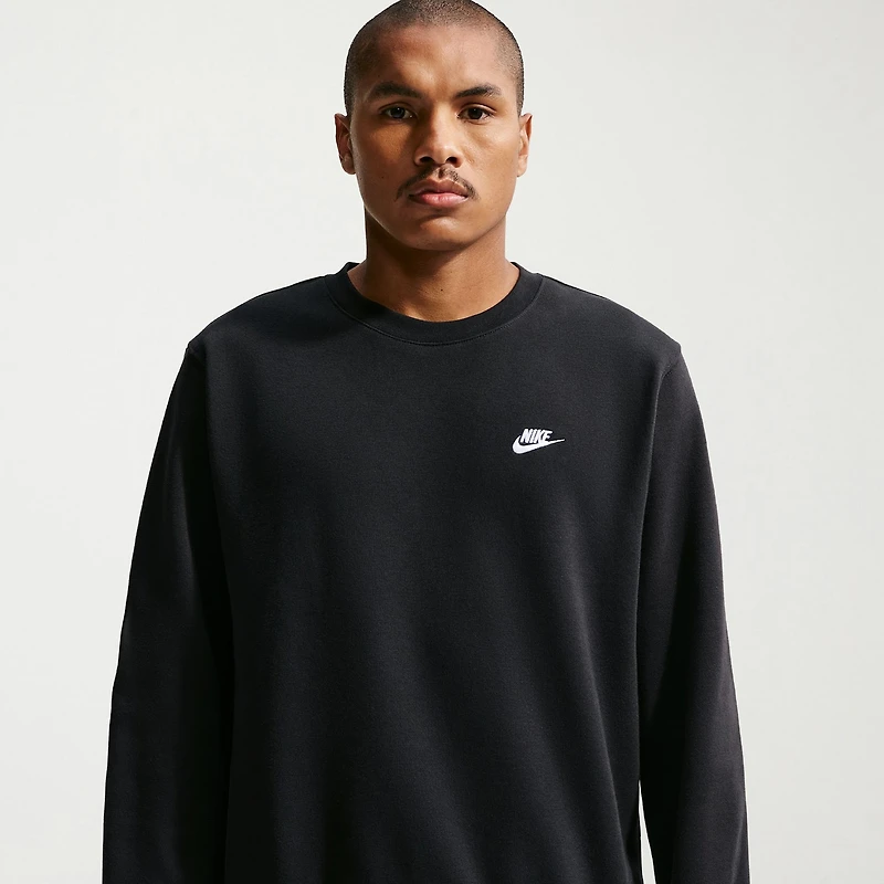 Nike Club Mens Crew Neck Long Sleeve Sweatshirt