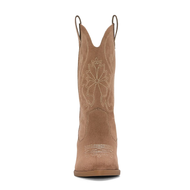 Mia Girl Womens Faylinn Stacked Heel Cowboy Boots