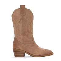 Mia Girl Womens Faylinn Stacked Heel Cowboy Boots