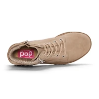 Pop Womens Sidney Flat Heel Booties