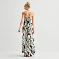 Hurley Womens Juniors Square Neck Sleeveless Sundress