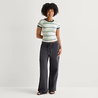 Hurley Womens Juniors Crew Neck Short Sleeve Fitted Graphic T-Shirt