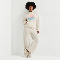 Hurley Womens Juniors Long Sleeve Fleece Hoodie