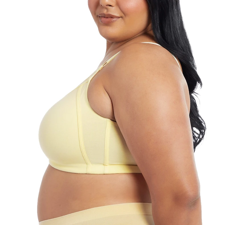 Leading Lady The Camille - Wireless Soft-Cup Cotton Bra with Lace 153