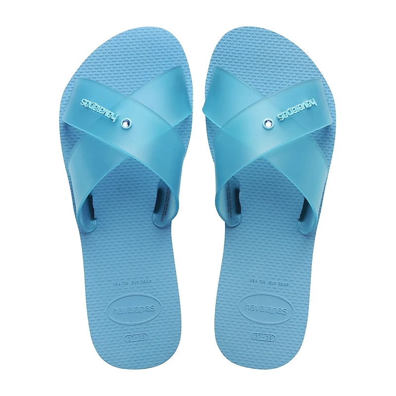 Havaianas® Womens Aqua Jelly Slide Sandals