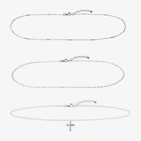 AEROPOSTALE Womens Inch Curb Chain Necklace