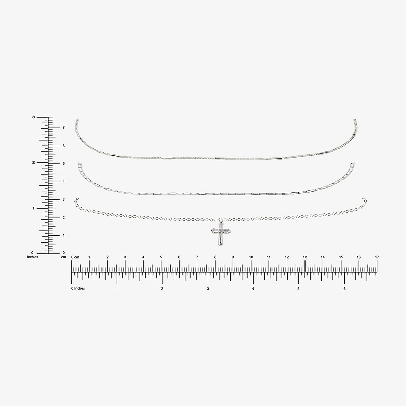 AEROPOSTALE Womens Inch Curb Chain Necklace