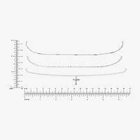 AEROPOSTALE Womens Inch Curb Chain Necklace