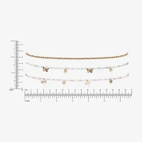 AEROPOSTALE Womens Glass 14 Inch Choker Necklace